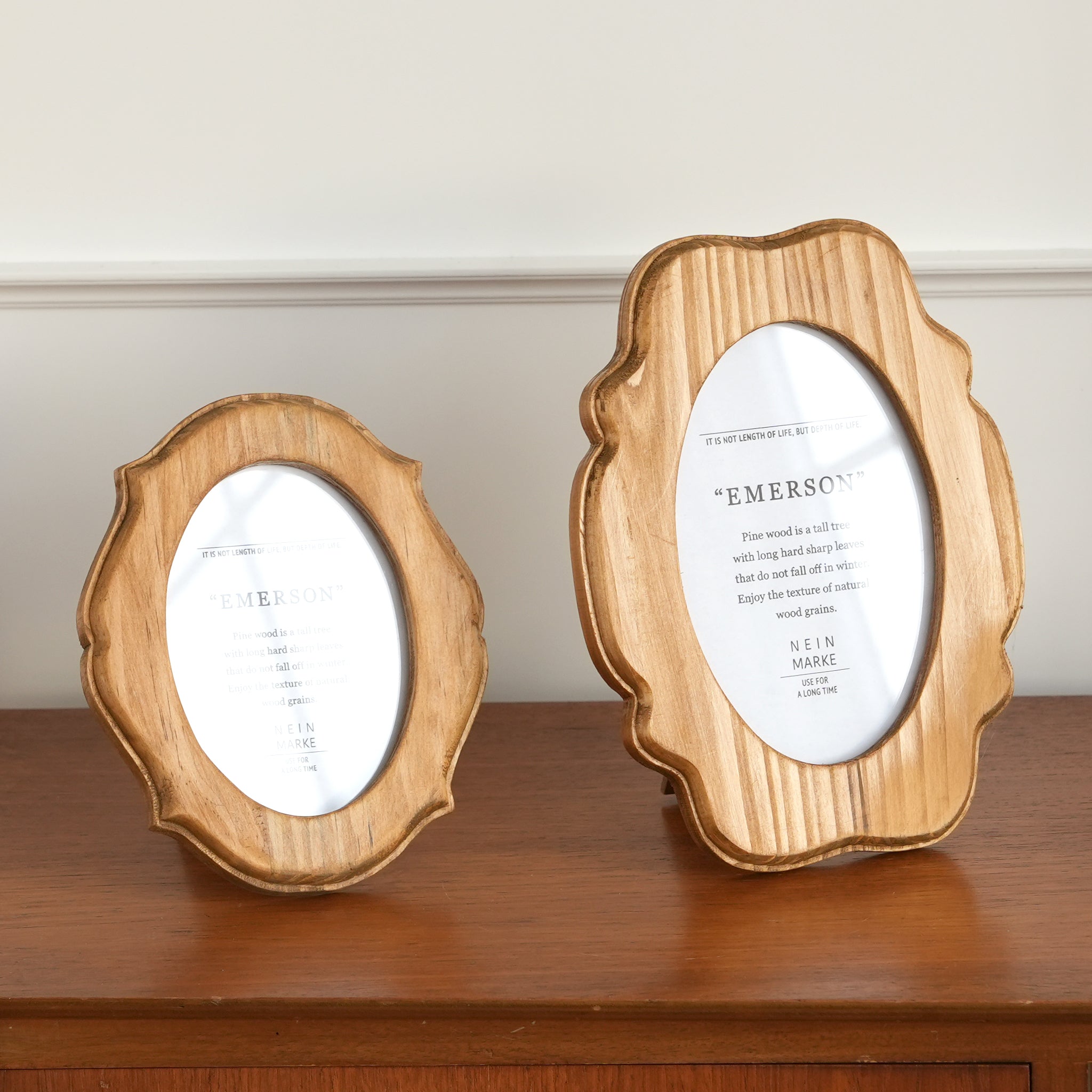 Pine wood photo frame (S/L)